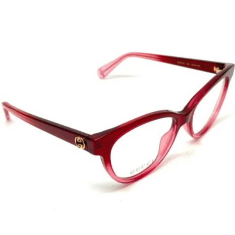 Gucci Authentic Red Women's Eyeglasses - Picture 3 of 4